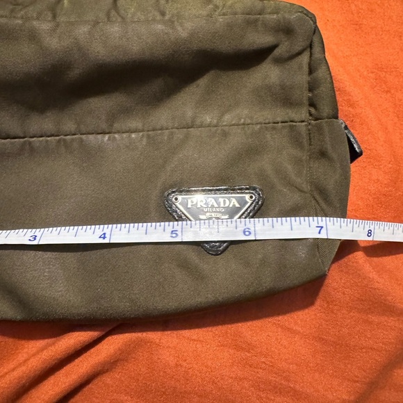 Prada Green Nylon Toiletry Bag with Logo - Picture 10 of 12